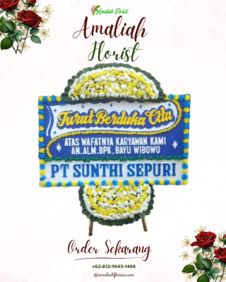 Papan Bunga Duka di Jangkar Mas