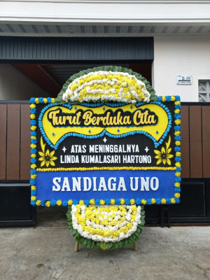 Papan Bunga Duka di Jangkar Mas
